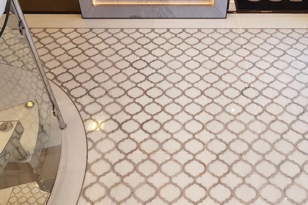 Lucidatura onice, cristallino e palissandro